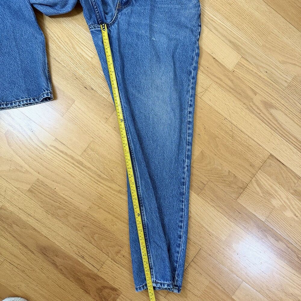 Schmidt Workwear Straight Leg Jeans 36x34 Medium Wash 100% Cotton Utility Denim - Picture 8 of 15